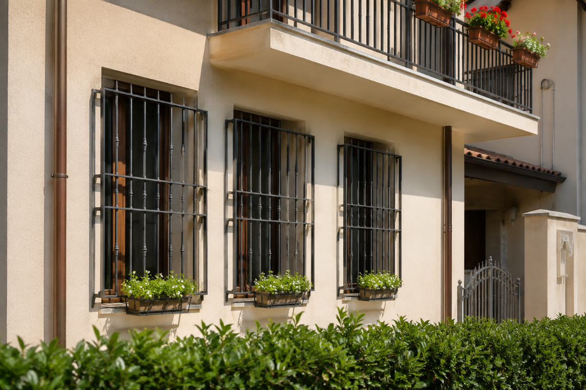 Inferriate a Firenze grate di sicurezza su misura per casa e attività